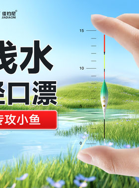 浅水漂短漂轻口鲫鱼漂醒目