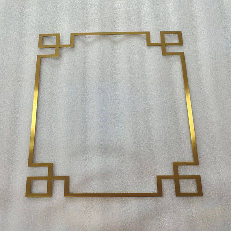 不锈钢T型条一体无缝焊接金属框木门角花木饰面钛金角花金属角花