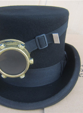 圆脸复古风道具太阳眼镜