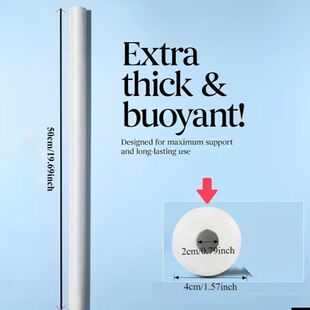 20支泳池海绵管跨境插花填充珍珠棉管epe环保发泡管贴标签空心