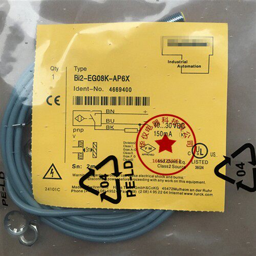 现货全新电感式接近开关Bi2-EG08K-AP6X质保二年正品品质