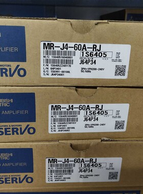 伺服驱动器MR-J4-20A-RJ/40A-RJ/60A-RJ原装正品欢迎询价议价