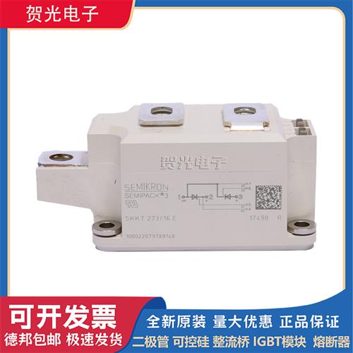 西门康可控硅SKKT273/12/1416/18E  晶闸管模块原装