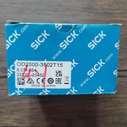 全新原装正品 SICK西克 OD2000-3502T15 传感器 6074384 现货销售