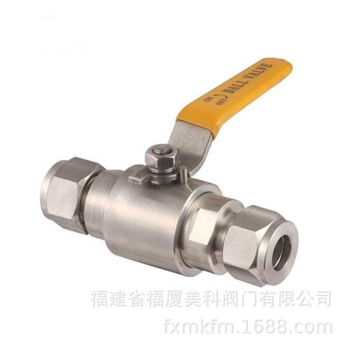 美科直销卡套球阀Q91F-16/25/40/64/100/160P/R DN6 8 10 12 15