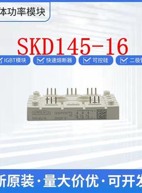 原装进口西门康 SKD145-16  SKD115-16 整流桥模块 可控硅模块