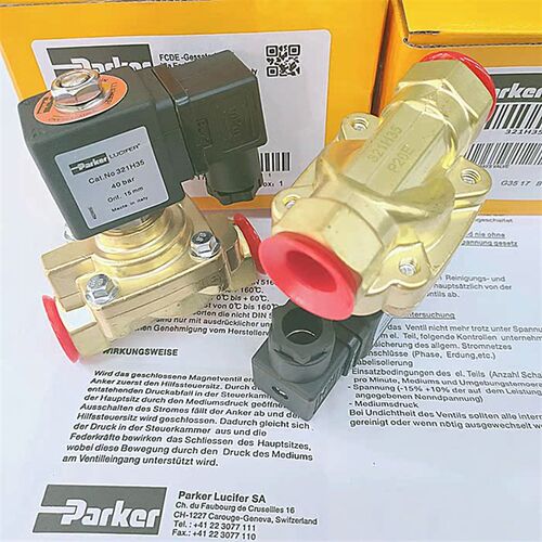 原装PARKER派克常开电磁阀322H75高压阀40BAR 4分