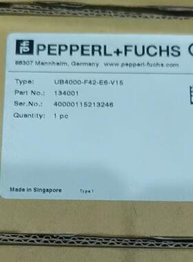UB4000-F42-E6-V15超声波接近开关传感器 货号:134001全新