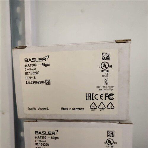 balser相机巴斯勒工业相机acA1300-60gm acA1300-60gc现货顺丰包