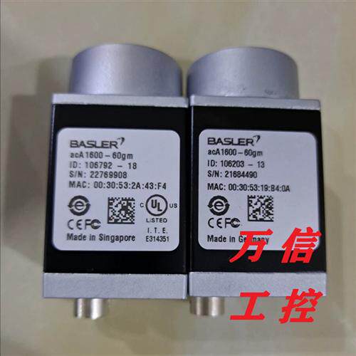 拆机9成新工业相机ACA1600-60GM 60GC 20GM 20GC