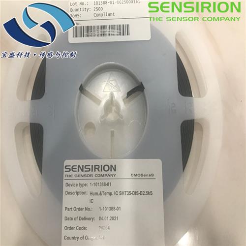 SHT31-DIS-B温湿度传感器 2.15V~5.5V 16b 2% STS-30-DIS