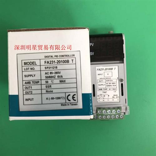 台湾TAIE FA231-20100B温控器原装正品假一罚十