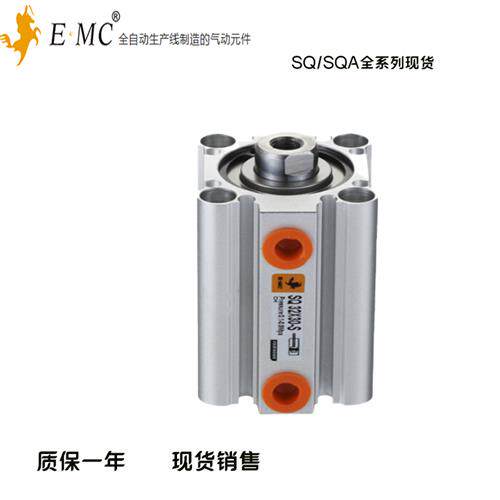 E.MC亿太诺薄型气缸SQ/SQA/SQJ32X5X10/15/20/25/30/35/40/50-S-M