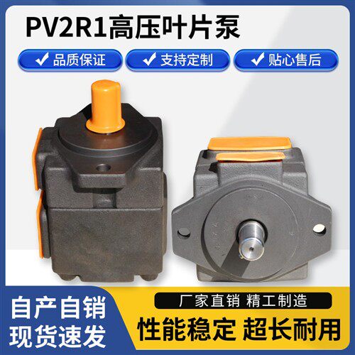 新款高压叶片泵PV2R1液压油泵PV2R2定量液压帮浦头PV2R3总成配现