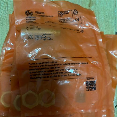 IGS232. 易福门传感器,实物拍摄,打包出