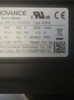 伺服电机(全新)MS1H2-15C30CD-A331Z 原装现货 请多询价喔