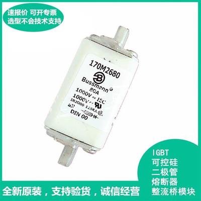 全新原装进口Bussmann保险丝 170M2680  690V~700V快断熔断器