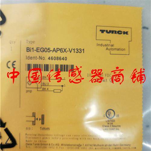 热销全新图尔克传感器BI1-EG05-AP6X-V1331正品品质