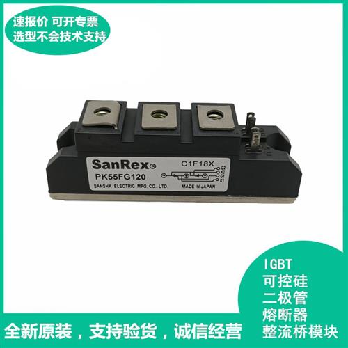 全新三社可控硅模块原装进口PK55FG120欢迎咨询洽谈图片