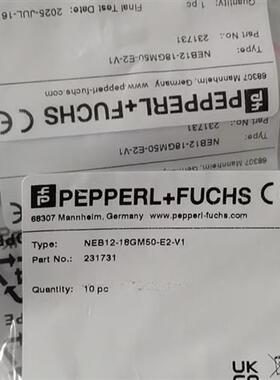 NEB12-18GM50-E2-V1电感式接近开关传感器 货号231731原装