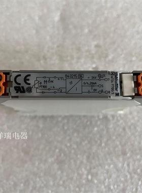 正品隔离器WTS4 PT100/3 843215