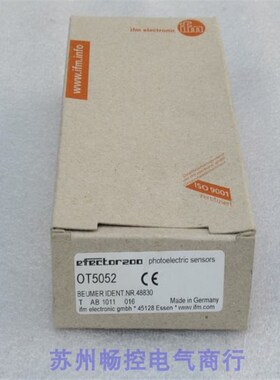 *现货销售*全新德国易福门IFM传感器 OT5052 现货