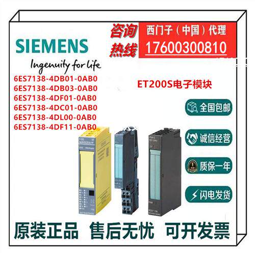 E200电子模块6ES7138-4DB01/4DB03/4DF01/4DC01/4DL00/4DF11-0AB0