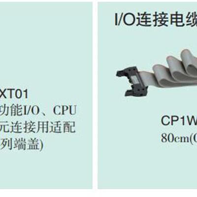 欧姆龙PLC模块延长线 CP1W-CN811/CP1W-EXT01 通讯适配器端盖端子