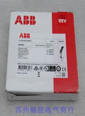 *现货销售*全新ABB安全继电器2TLA010041R0600 现货BSR23