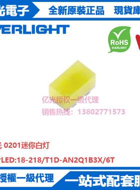 18-218/T1D-AN2Q1B3X/6T亿光0201迷你白灯 医疗肠胃镜内窥镜专用