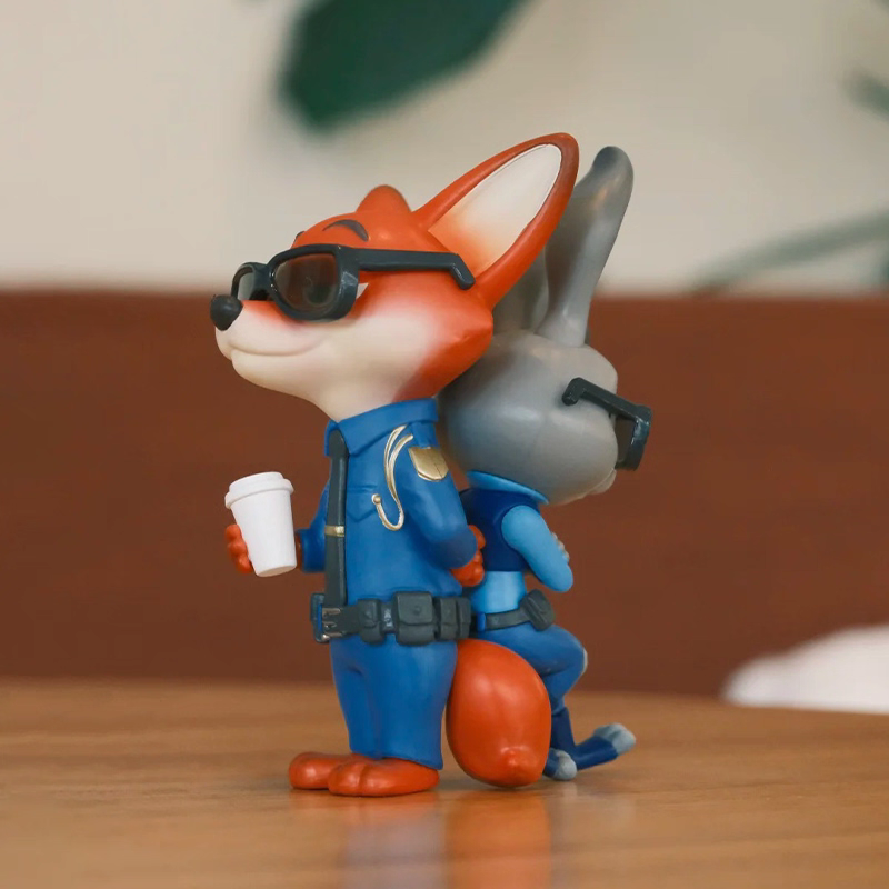 52TOYS疯狂动物城的最 佳拍档系列公仔盲盒朱迪尼克手办潮玩摆件