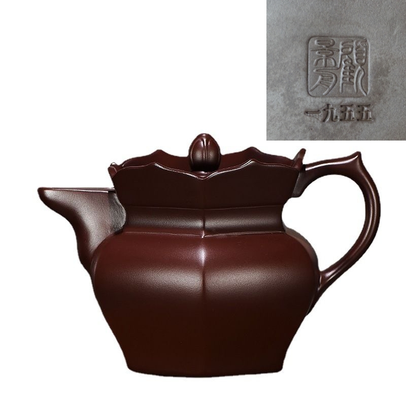 1955年清仓处理库存老壶名家手工宜兴紫砂壶泡茶壶顾景舟仿老壶