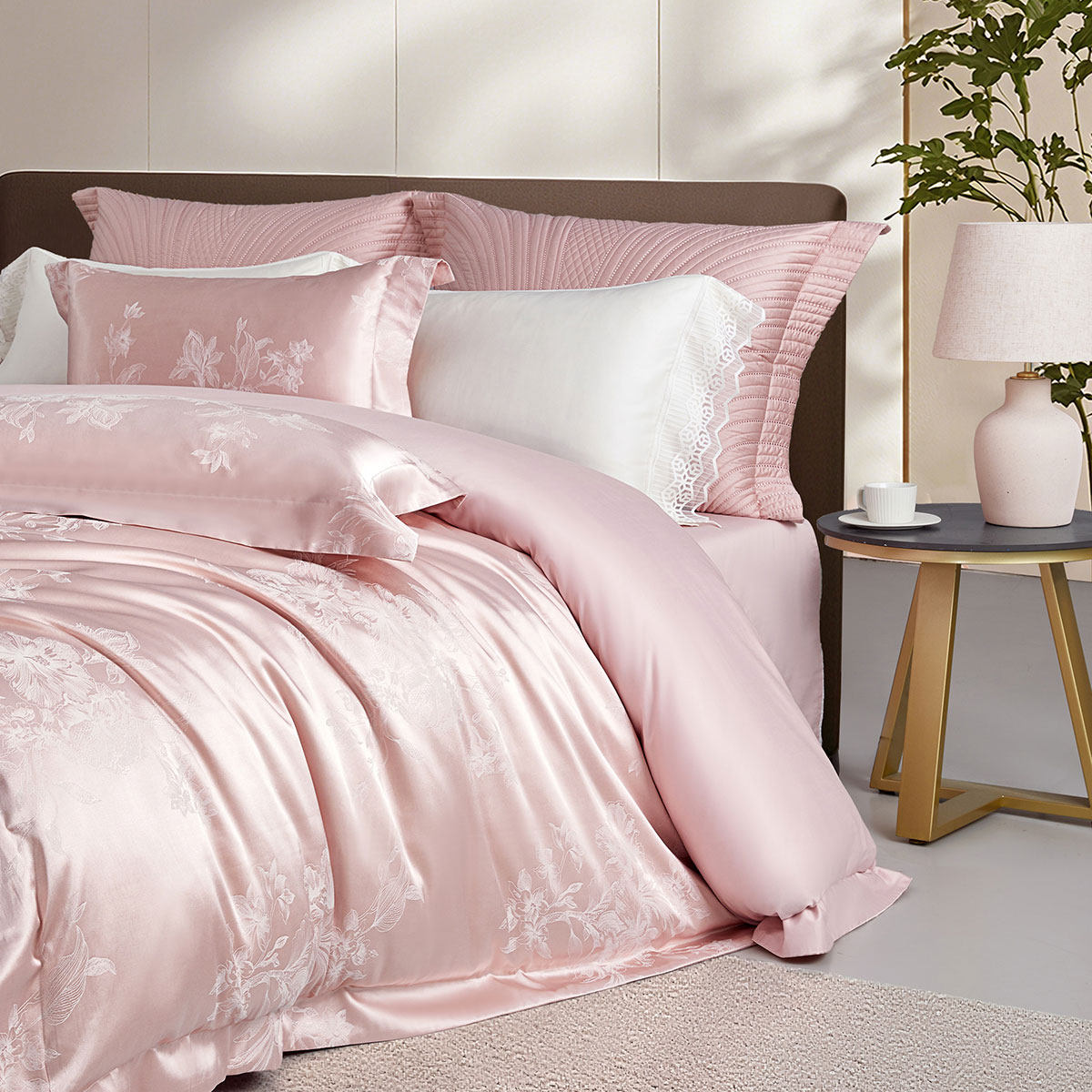 水星家纺大提花四件套高端套件家用轻奢床单被套酒店风床品25新品,床上用品,床品套件/四件套/多件套,淘宝优惠券,粉丝福利购,淘宝优惠卷