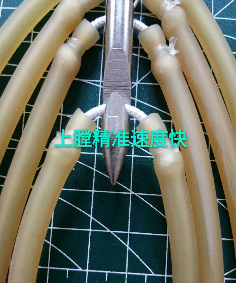单卡皮筋滑轮弹弓射镖内穿鱼装备图片