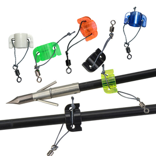 射鱼箭只滑套 复合弓箭杆扣 反曲打鱼装备25堡垒BL39渔轮30用配件