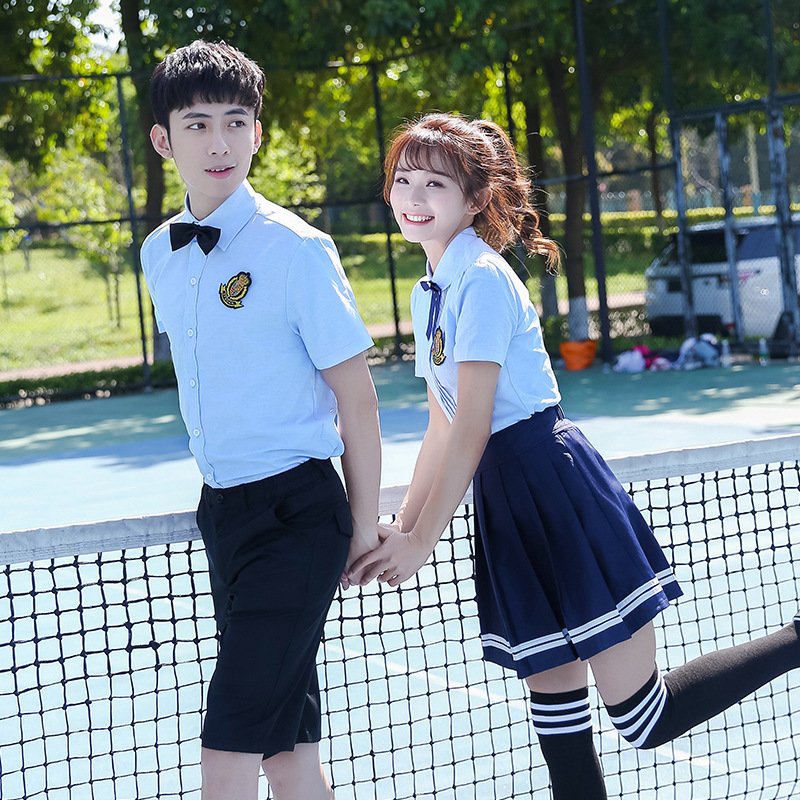 中小学生合唱团演出服定制诗歌朗诵比赛服装初高中生毕业班服一套