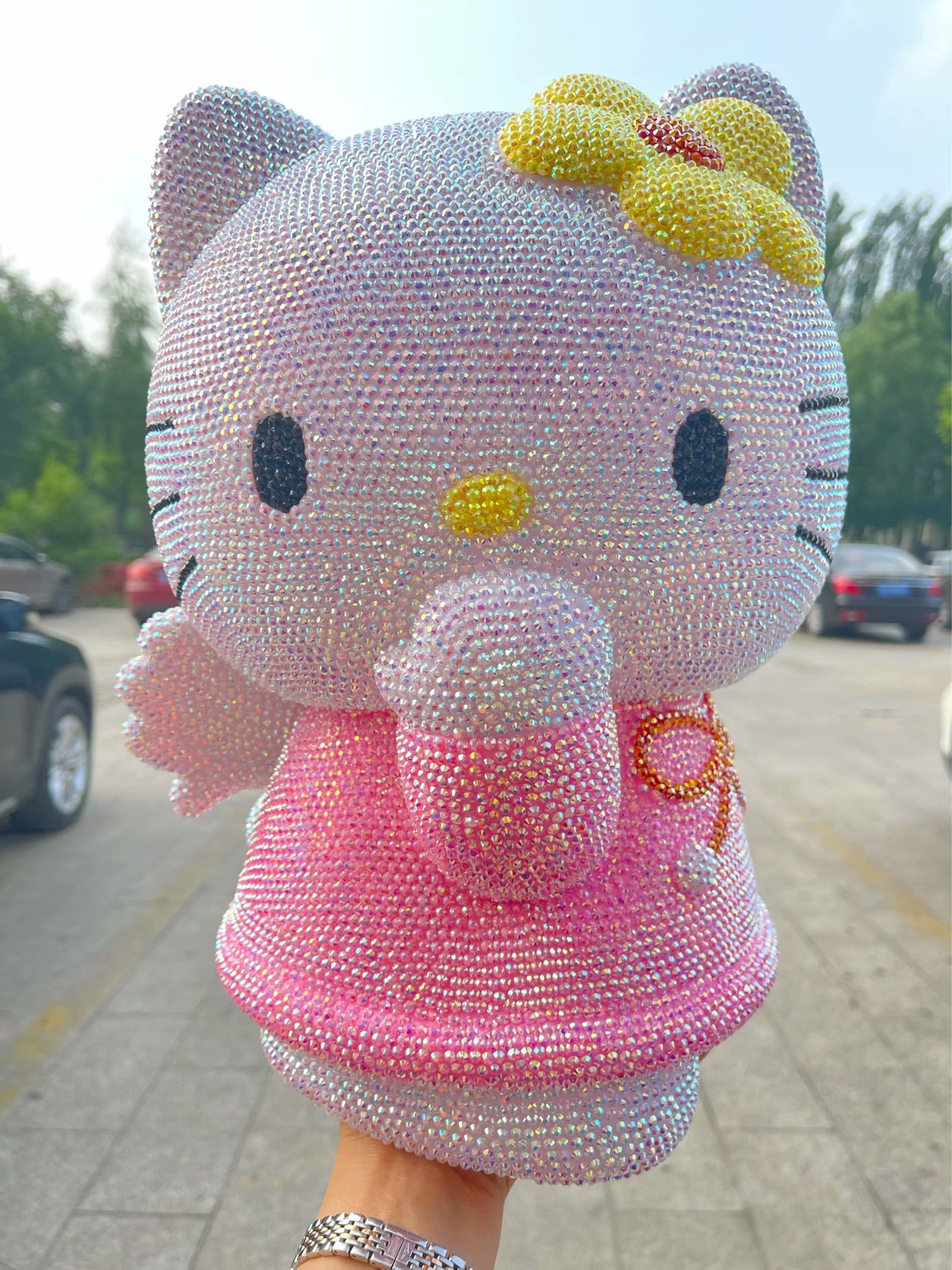搪胶摔不坏KT猫存钱罐儿童