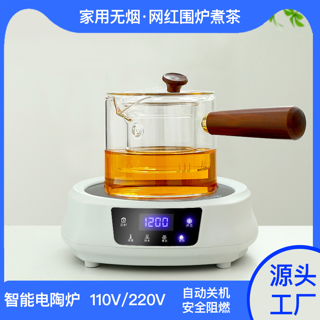 围炉煮茶电陶炉110v电压出口家用多功能煮茶器煮茶炉小型加热美国-封面