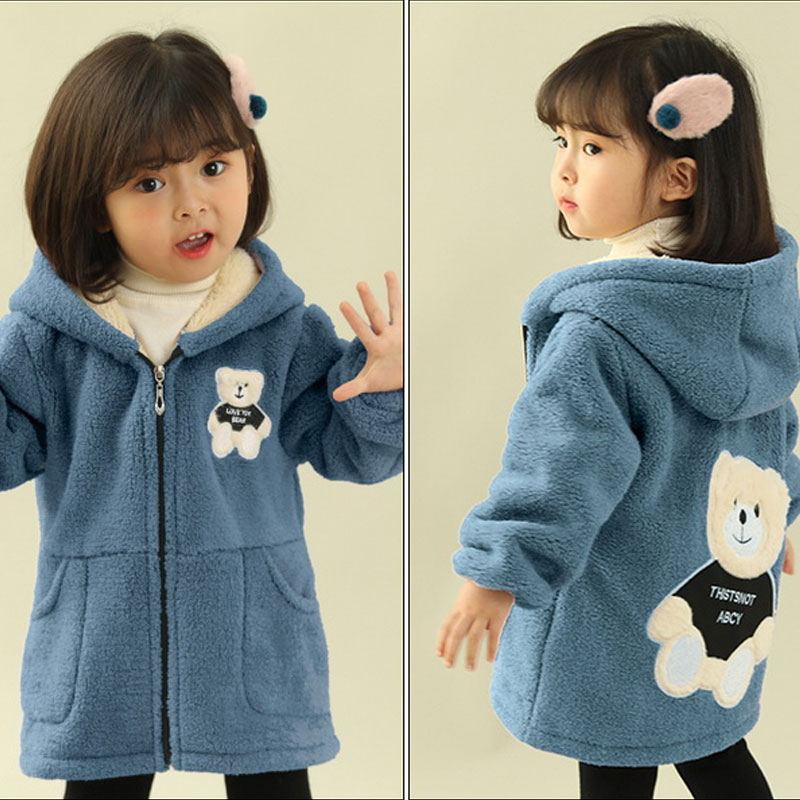 羽绒服罩衣儿童冬季加绒加厚