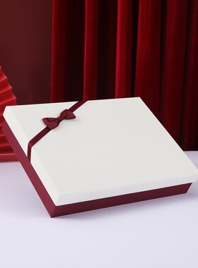 热销情人节礼物盒红色礼品盒大号礼物盒子精美韩版围巾礼物盒跨境