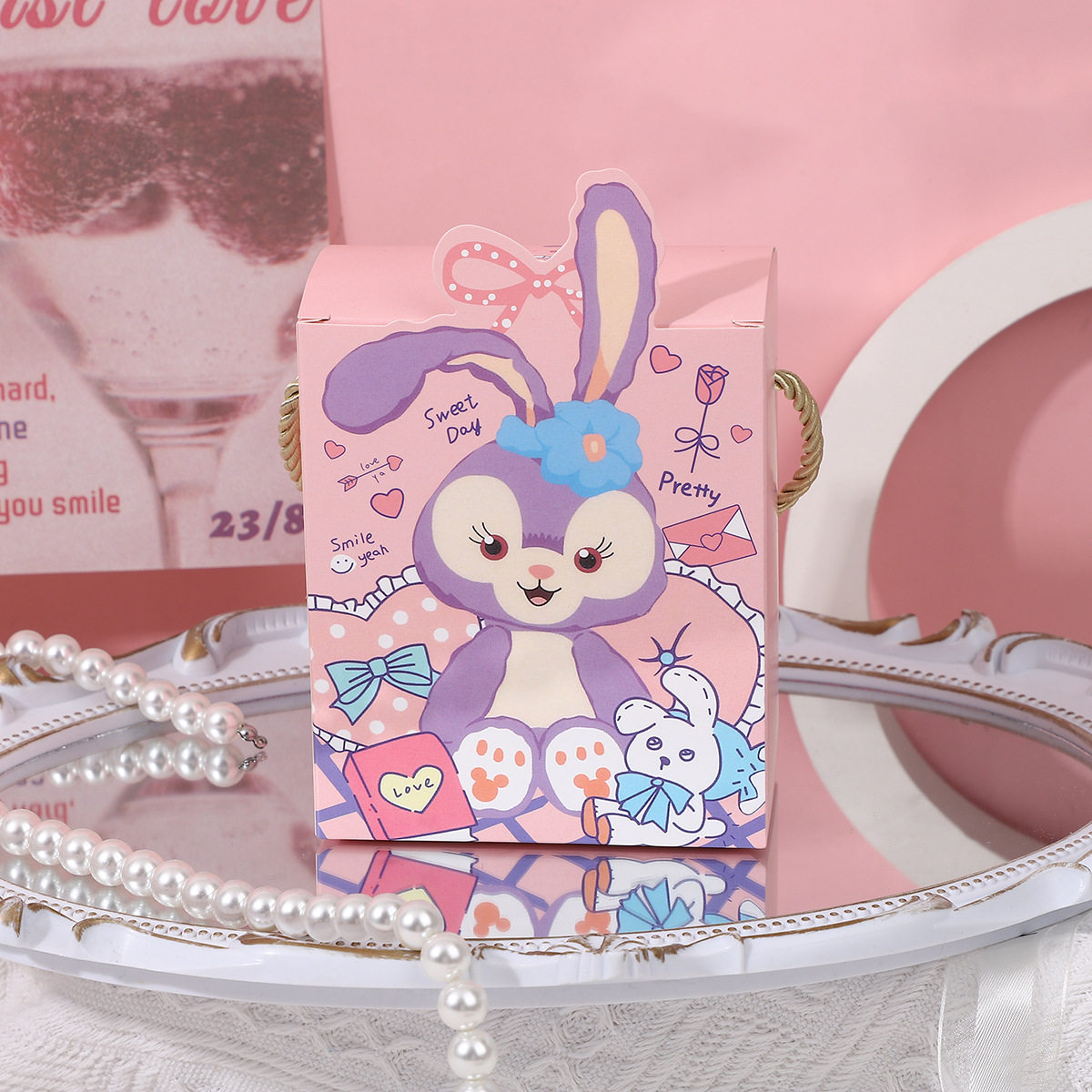 热销欧式少女心ns伴手礼婚庆儿童宝宝礼盒喜庆用品包装盒喜糖跨境