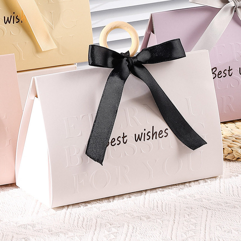 热销母亲节礼物包装盒袜子丝巾包装袋轻奢礼品礼物订婚结婚伴跨境