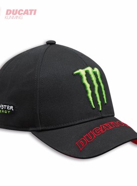 杜卡迪魔爪棒球帽高顶弯檐鸭舌帽赛车帽机车帽百搭遮阳潮帽百搭帽