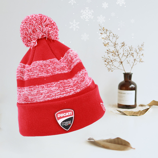 杜卡迪Corse复可爱保暖针织圣诞限定毛线帽福袋礼盒精品礼物机车