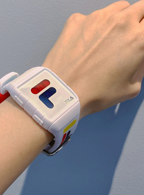 FILA斐乐手表男女士正品时尚防水电子表学生时尚潮流运动情侣腕表