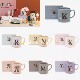 日本afternoontea 字母系列陶瓷马克杯水杯咖啡杯礼盒 秋冬新款