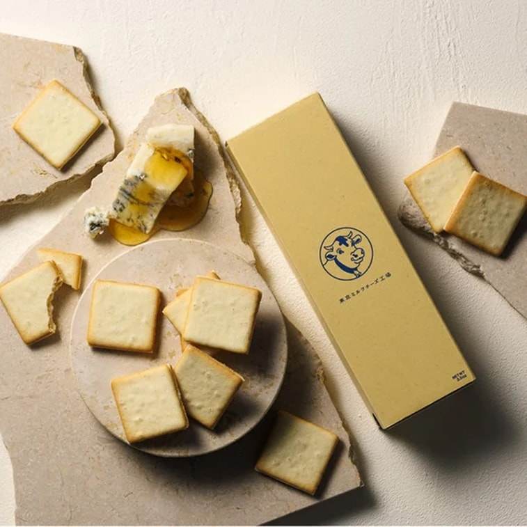 蔡文静推荐代购北海道日本东京牛奶芝士工厂芝士海盐饼干牛奶蜂蜜
