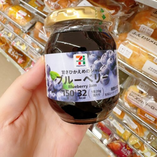 日本711便利店限定款蓝莓酱