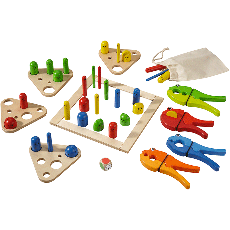 haba进口儿童益智玩具手眼协调精细动作多人游戏133780捉虫帮手