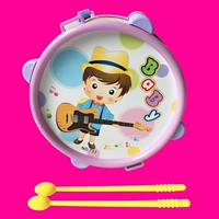 Nhạc cụ gõ tay trẻ em 0-6 tuổi bé hai mặt gõ trống giáo dục sớm đồ chơi trống - Đồ chơi âm nhạc / nhạc cụ Chirldren đồ chơi giáo dục cho bé gái